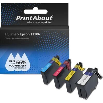 Cartuccia InkPrintAbout T1306-PA - Multipack a 4 colori - Epson Cartuccia InkPrintAbout T1306-PA - Multipack a 4 colori - Epson