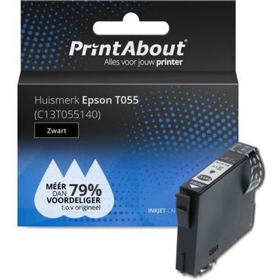PrintAbout T055 (C13T055140) Tintenpatrone - Schwarz PrintAbout T055 (C13T055140) Tintenpatrone - Schwarz