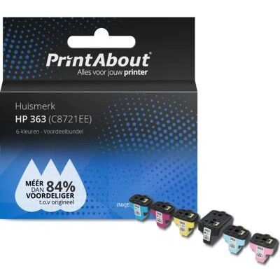 PrintAbout C8721EE - Cartouche d'encre multicolore - Compatible avec HP 363 - Publicité PrintAbout C8721EE - Cartouche d'encre multicolore - Compatible avec HP 363 - Publicité