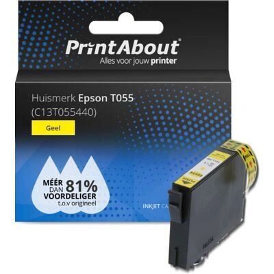 PrintAbout C13T055440 Tintenpatrone - Gelb - Kompatibel mit Epson PrintAbout C13T055440 Tintenpatrone - Gelb - Kompatibel mit Epson