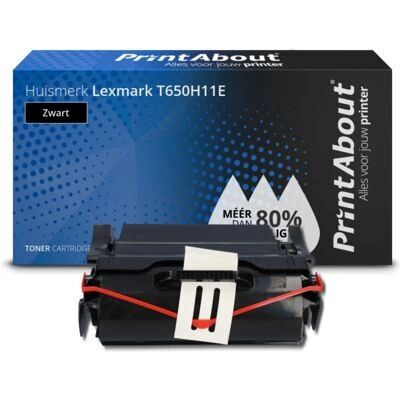 PrintAbout T650H11E Schwarze Tonerkartusche - Hohe Kapazität PrintAbout T650H11E Schwarze Tonerkartusche - Hohe Kapazität