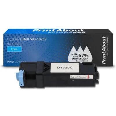 PrintAbout Dell 593-10259 Cyan Toner PrintAbout Dell 593-10259 Cyan Toner