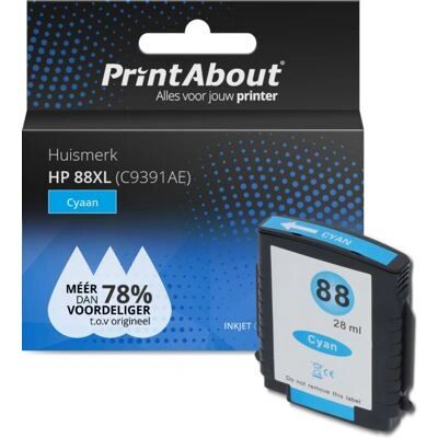 PrintAbout C9391AE Tintenpatrone - Hohe Kapazität Cyan PrintAbout C9391AE Tintenpatrone - Hohe Kapazität Cyan