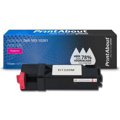PrintAbout Drucker Toner 593-10261 - Magenta - Kompatibel mit Dell PrintAbout Drucker Toner 593-10261 - Magenta - Kompatibel mit Dell
