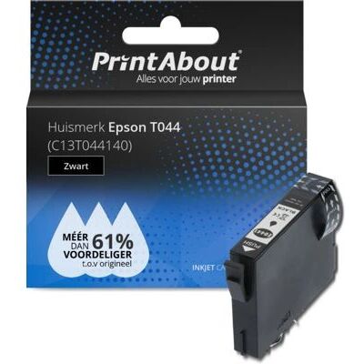 PrintAbout T044 Tintenpatrone - Schwarz - Tintenpatrone für Epson PrintAbout T044 Tintenpatrone - Schwarz - Tintenpatrone für Epson