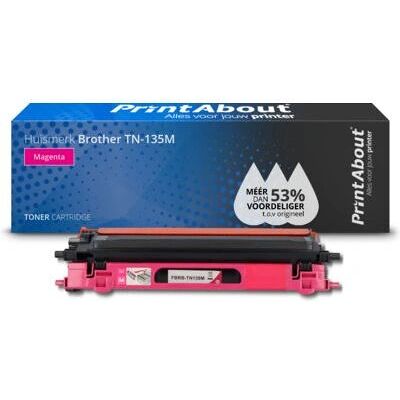 PrintAbout Cartouche de toner TN-135M - Grande capacité - Magenta - Publicité PrintAbout Cartouche de toner TN-135M - Grande capacité - Magenta - Publicité