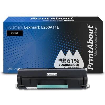 PrintAbout E260A11E Toner Noir - Cartouche d'Imprimante - Publicité PrintAbout E260A11E Toner Noir - Cartouche d'Imprimante - Publicité
