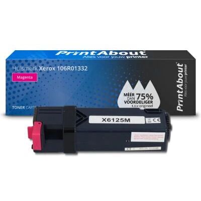 PrintAbout Xerox 106R01332 Magenta Toner - Kompatibel, Kostenersparnis PrintAbout Xerox 106R01332 Magenta Toner - Kompatibel, Kostenersparnis