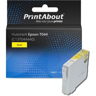 PrintAbout Cartouche d'Encre Jaune C13T044440 - Compatible Epson - Publicité PrintAbout Cartouche d'Encre Jaune C13T044440 - Compatible Epson - Publicité