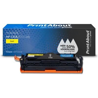 PrintAbout Cartouche de toner jaune CF212A - Fournitures d'impression - Publicité PrintAbout Cartouche de toner jaune CF212A - Fournitures d'impression - Publicité