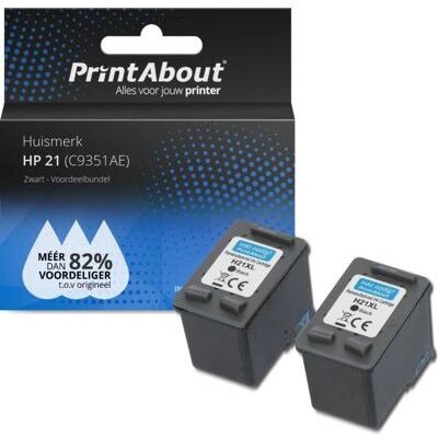 PrintAbout C9351AE - Schwarze Tintenpatronen - Multipack PrintAbout C9351AE - Schwarze Tintenpatronen - Multipack