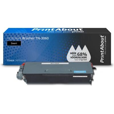 PrintAbout Brother TN-3060 Schwarz Toner - Hochkapazität - Druckerpatrone PrintAbout Brother TN-3060 Schwarz Toner - Hochkapazität - Druckerpatrone