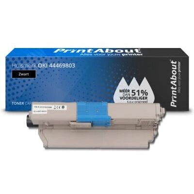 Toner noir 44469803 PrintAbout - Accessoire d'imprimante - Publicité Toner noir 44469803 PrintAbout - Accessoire d'imprimante - Publicité