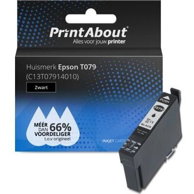 PrintAbout Epson T079 Schwarz Tintenpatrone - Kompatibel PrintAbout Epson T079 Schwarz Tintenpatrone - Kompatibel