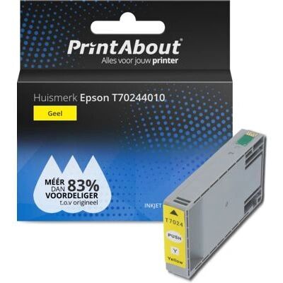 PrintAbout T70244010 Gelb Tintenpatrone - Druckerzubehör für Epson PrintAbout T70244010 Gelb Tintenpatrone - Druckerzubehör für Epson