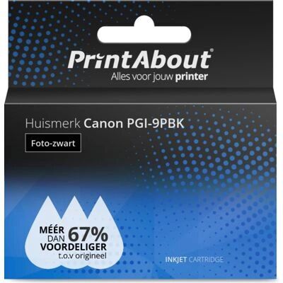 PrintAbout PGI-9PBK Tintenpatrone - Schwarz - Für Canon PrintAbout PGI-9PBK Tintenpatrone - Schwarz - Für Canon