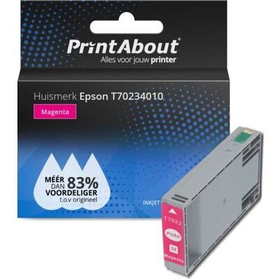 PrintAbout T70234010 Druckerpatrone - Magenta - Kompatibel mit Epson PrintAbout T70234010 Druckerpatrone - Magenta - Kompatibel mit Epson