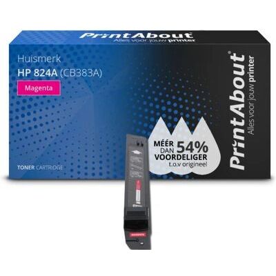 PrintAbout HP 824A Magenta Toner - Kompatibel mit HP Druckern PrintAbout HP 824A Magenta Toner - Kompatibel mit HP Druckern