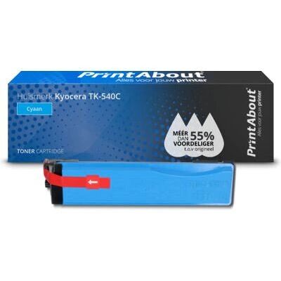 PrintAbout TK-540C Toner Cyan - Kompatibel mit Kyocera PrintAbout TK-540C Toner Cyan - Kompatibel mit Kyocera