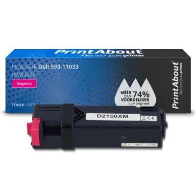 PrintAbout Druckerpatrone 593-11033 Magenta - Kompatibel mit Dell PrintAbout Druckerpatrone 593-11033 Magenta - Kompatibel mit Dell