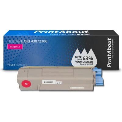 PrintAbout 43872306 Magenta Toner Cartridge - Druckertyp PrintAbout 43872306 Magenta Toner Cartridge - Druckertyp