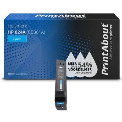 PrintAbout 824A Cyan Toner - Kosteneffizient für HP Drucker PrintAbout 824A Cyan Toner - Kosteneffizient für HP Drucker