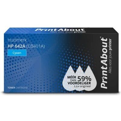 PrintAbout CB401A Cyan Toner - Toner für HP PrintAbout CB401A Cyan Toner - Toner für HP