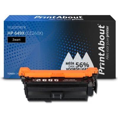 PrintAbout PrintAbout CE260X Toner Kartusche - Schwarz - Hohe Kapazität PrintAbout PrintAbout CE260X Toner Kartusche - Schwarz - Hohe Kapazität