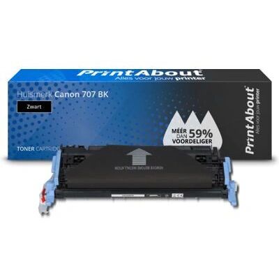 PrintAbout Eigenmarken Toner 707 BK Zwart für Canon PrintAbout Eigenmarken Toner 707 BK Zwart für Canon