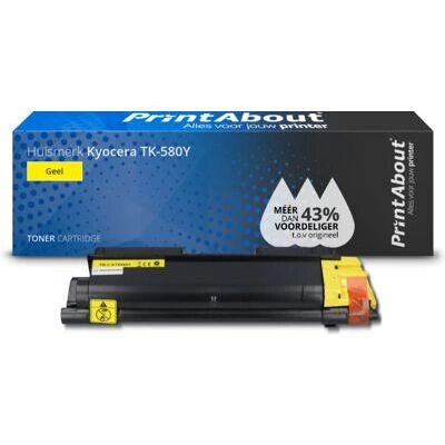 PrintAbout TK-580Y Gelb Toner - Kompatibel mit Kyocera PrintAbout TK-580Y Gelb Toner - Kompatibel mit Kyocera