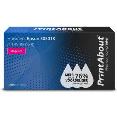 Cartouche de toner Magenta S05018 - Type d'imprimante - Publicité Cartouche de toner Magenta S05018 - Type d'imprimante - Publicité