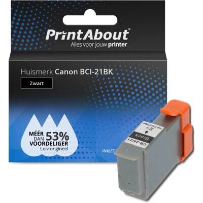 PrintAbout BCI-21BK Schwarz Tintenpatrone - Druckerzubehör PrintAbout BCI-21BK Schwarz Tintenpatrone - Druckerzubehör