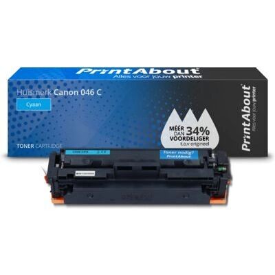 PrintAbout Cartouche de Toner Cyan 046 C - Canon - Publicité PrintAbout Cartouche de Toner Cyan 046 C - Canon - Publicité