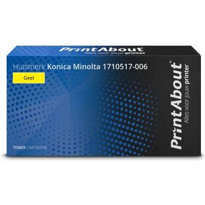 PrintAbout 1710517-006 Toner Cartridge - Gelb - Kompatibel mit Konica Minolta PrintAbout 1710517-006 Toner Cartridge - Gelb - Kompatibel mit Konica Minolta