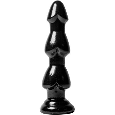 WAD 3 Bangs PVC Anal Dildo - Black - 7.5 Inch WAD 3 Bangs PVC Anal Dildo - Black - 7.5 Inch