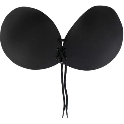 Bye-Bra - Sujetador Adhesivo Reutilizable Negro Talla C - Sin Costuras y Sin Espalda Bye-Bra - Sujetador Adhesivo Reutilizable Negro Talla C - Sin Costuras y Sin Espalda