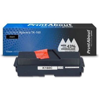 PrintAbout TK-160 Cartouche de toner - Noir - Fournitures d'impression - Publicité PrintAbout TK-160 Cartouche de toner - Noir - Fournitures d'impression - Publicité