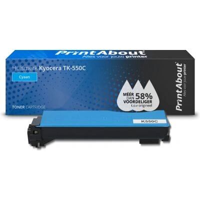 PrintAbout Kyocera TK-550C Cyan Toner - Druckerzubehör PrintAbout Kyocera TK-550C Cyan Toner - Druckerzubehör
