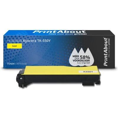 PrintAbout TK-550Y Gelbe Tonerkartusche - Toner Cartridge PrintAbout TK-550Y Gelbe Tonerkartusche - Toner Cartridge