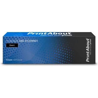 PrintAbout 01239901 Toner - Kompatibel mit OKI - Schwarz PrintAbout 01239901 Toner - Kompatibel mit OKI - Schwarz