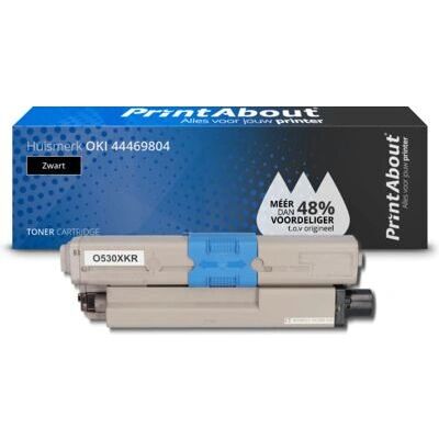PrintAbout 44469804 Toner Schwarz - Kompatibler Toner für OKI PrintAbout 44469804 Toner Schwarz - Kompatibler Toner für OKI