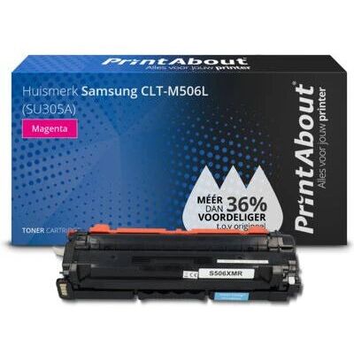 Toner Magenta Haute Capacité Samsung CLT-M506L - Cartouche d'Imprimante - Publicité Toner Magenta Haute Capacité Samsung CLT-M506L - Cartouche d'Imprimante - Publicité