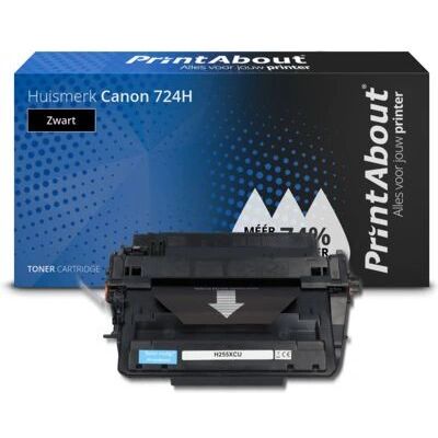 PrintAbout Canon 724H Toner - Schwarz - Hohe Kapazität PrintAbout Canon 724H Toner - Schwarz - Hohe Kapazität