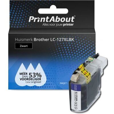 PrintAbout LC-127XLBK Schwarz Hochkapazitätsdruckerpatrone - Tintenpatrone PrintAbout LC-127XLBK Schwarz Hochkapazitätsdruckerpatrone - Tintenpatrone