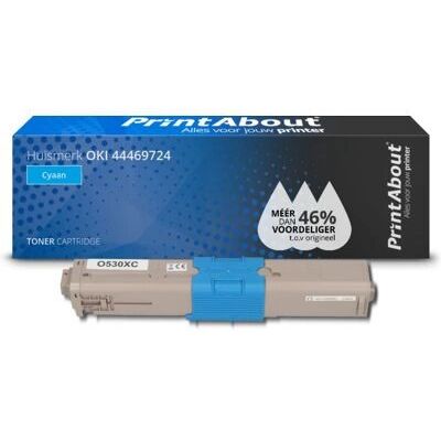 PrintAbout 44469724 Cyan Toner - Hohe Kapazität - Druckerpatrone PrintAbout 44469724 Cyan Toner - Hohe Kapazität - Druckerpatrone