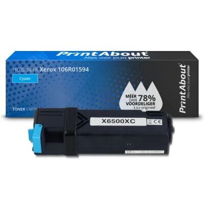 PrintAbout Cartouche de toner Cyan Xerox 106R01594 - Publicité PrintAbout Cartouche de toner Cyan Xerox 106R01594 - Publicité