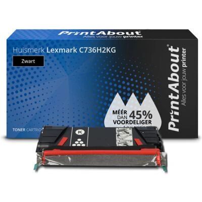 PrintAbout C736H2KG Schwarzer Hochkapazitäts-Toner - Druckerzubehör PrintAbout C736H2KG Schwarzer Hochkapazitäts-Toner - Druckerzubehör
