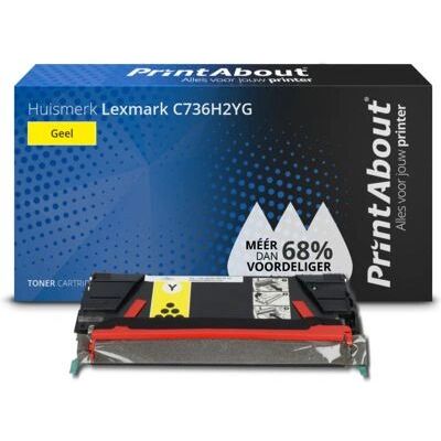 PrintAbout C736H2YG Gelb Toner - Hohe Kapazität PrintAbout C736H2YG Gelb Toner - Hohe Kapazität