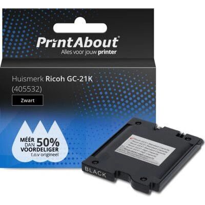 Cartouche d'encre noire GC-21K de PrintAbout - Compatible Ricoh - Publicité Cartouche d'encre noire GC-21K de PrintAbout - Compatible Ricoh - Publicité