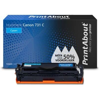 PrintAbout Canon 731 C Toner Cyan - Cartouche Compatible - Publicité PrintAbout Canon 731 C Toner Cyan - Cartouche Compatible - Publicité
